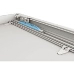 Ferrure coulissante glow + pour armoire � deux portes - charge maxi par vantail : 45 kg - amortisseur ...