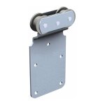 Ferrure de porte  dplacement droit pour porte de 150 kg mantion flot - monture  galet fixation sur ...