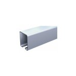 Mantion - ferrure de porte � d�placement droit pour porte de 300 kg rail tubulaire galva 62 x 55 - 3 ...