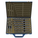 Fervi - lot de 10 forets hss pour metal queue conique 14 - 23 mm cm