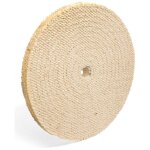 Fervi - disque matelasse en sisal 150 x 20 mm pour meuleuse d'etabli