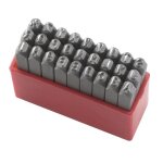 Jeu de poincons lettres 5 mm pour marquage fervi p012 / l05