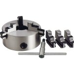 Mandrin ?ç 3 mors concentriques pour tour metaux tournage ?ÿ125 fervi m049 / 125 Mandrin ?ç 3 mors concentriques pour tour metaux tournage ?ÿ125 fervi m049 / 125