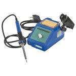 Station de soudure a l'etain a temperature contrlee 230v 48w fervi 0033a Station de soudure a l'etain a temperature contrlee 230v 48w fervi 0033a
