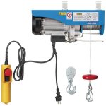 Treuil palan electrique levage a cable 200 / 400 kg telecommande fervi 0600