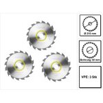 Festool 3x panther lame de scie circulaire pw16 bois 210 x 2, 6 x 30 mm 210 mm 16 dents ( 3x 493196 ) ...