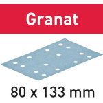 Festool ? feuilles abrasives 80x133mm p80 pour ponceuse ? boite de 10 pi�ces ? traitement laques modernes ...