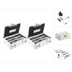 Festool - kv - sys d8 domino assortiment de raccords 2 pices ( 2x 576797 ) pour fraiseuse  tourillonner ...