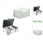 Festool sortainer set sys 3 - sort / 12 ( 491986 ) assortiment de mallettes + systainer t - loc sort ...