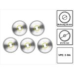 Festool 5x lame de scie circulaire  denture fine hw 216 x 2, 3 x 30 mm w60 216 mm 60 dents ( 5x 500125 ...