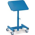 Fetra - servante d�atelier surface de chargement l510xl410 mm hauteur r�glable 500 - 775 mm bleu brillant ...