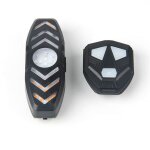 Feu arri�re clignotant sonore de v�lo - trottinette, t�l�commande sans - fil, 6 modes d'�clairage, rechargeabl ...