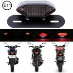 Feux arri�re led de moto, feu de freinage arri�re de moto 12v clignotants t�moin lumineux lampe de licence(fum ...