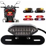 Feu arri�re modifi� pour moto int�gr� feu stop led&clignotant voyant 16 led 12v moto feux de freinage ...