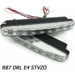Feux diurnes � led, 2 x 12 v 8 led feux diurnes slim daytime running lights car universal -