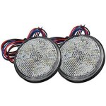 Feux de remorque led, 12v feu arriere pour remorque 2pcs remorque voiture feu de freinage r�flecteur ...