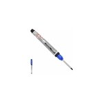 Feutre bleu � pointe longue, marqueur pour trous profonds, marqueur pour zones difficiles d'acc�s, stylo ...