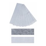 Feutres de rechange pour brosse magntique - lot de 10 - blanc legamaster