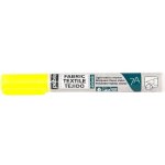Feutre textile - pebeo - 7a - pointe fine 1 mm - couleur jaune - pour adultes mixtes