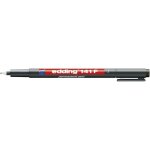 Feutre pour transparent 141 f permanent pen 4 - 141001 noir s053751 - edding