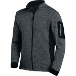 Fhb - veste en polaire tricot�e christoph taille l anthracite / noir 100 % pes