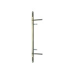 Fiche  lacets fer 13 vieux laiton  tourillons - entraxe goujon : 192 - entraxe lacets : 256 - hauteur ...