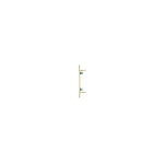 Fiche laiton poli � lames - entraxe lacets : 736 + 736 - entraxe lacets et lames : 736 + 672 - longueur ...