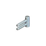 Fiche  visser pour imposte monin indgondable - acier zingu blanc - 40x13 mm - 6340 - 651550