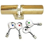 Fichet - cylindre 787 dor� 3 monobloc + 10 fortissime t & pan. mas legno