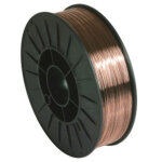 Fil massif 0, 6 mm en acier sg2 ? bobine de 5 kg ? soudure mig / mag ? enrobage cuivr� pour fusion homog�ne ...