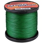 Fil de p�che 4 brins tress� pe 300m vert haute r�sistance � l'abrasion pour eau douce et mer