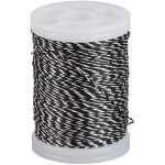 Fil de service pour corde d'arc en poly�thyl�ne durable - arc recourb� et arc composite, blanc et noir ...