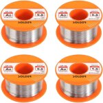 Jamais utilis�]fil de soudure, 4 pi�ces fil etain a souder colophane fil de soudure, soudure avec noyau ...