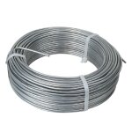 Fil de tension en acier galvanis� pour grillage ou autre - 100 m x 2. 7mm � - gris linxor