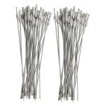Fil de verrouillage � vis en acier inoxydable, 60 pi�ces, porte - cl�s, c�ble, porte - cl�s, accessoire ...