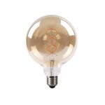 Fabrilamp - filamen. braided globe bulb 17x12d 4w 250lm e27 amber 2200k Fabrilamp - filamen. braided globe bulb 17x12d 4w 250lm e27 amber 2200k