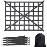 Filet de chargement lourd, filet de chargement r�glable, pour suv, pickup, remorque, 167 x 127 cm