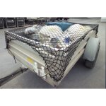 Filet de s�curit� pour remorque - maille 10 cm - 150 x 200 cm - extensible � 250 x 310 cm - 14 crochets ...