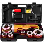 Fileteuse de tuyau electrique 2300 w filiere electrique 1, 27 - 5 cm avec 6 matrices machine a fileter ...