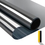 Film de confidentialit� pour fen�tre, miroir sans tain, protection contre la chaleur et les uv, protection ...