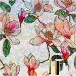 Film fenetre anti regard arc en ciel 3d films occultant vitre, statique adhesif �lectrostatique opaque ...