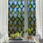 Film d'intimit� pour fen�tre - autocollant statique 3d en vinyle pour vitrail - non adh�sif - 40 x 100 ...