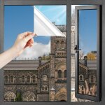 Rhg film miroir pour fen�tre film occultant fen�tre anti regard anti chaleur anti uv sans tain protection ...