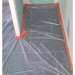 Film polythylne protection, largeur 3 m, paisseur 60 microns, longueur 40 m sacherie de pantin