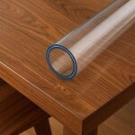 Film de table transparent 0. 8mm polyvinylchloride imperm�able et lavable taille souhait�e film de protection ...