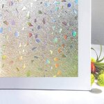 Film vitre 3d effet color� film fenetre film occultant fenetre statique adh�sif stickers fenetre film ...