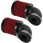 Filtre � air de moto � angle de 90 degr�s pour filtre d'admission d'air de moto 28 � 48 mm universel ...