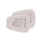 Filtre anti poussi�res p3r p3sl sachet de 2 ? filtres trap�zo�daux pour masques 3m ? protection contre ...
