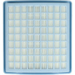 Filtre compatible avec miele sacj2, sacp3, swing h1 aspirateur - filtre d'vacuation hepa blanc / bleu ...