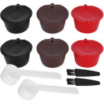 Filtre � caf� r�utilisable pour dolce gusto avec cuill�re et brosse